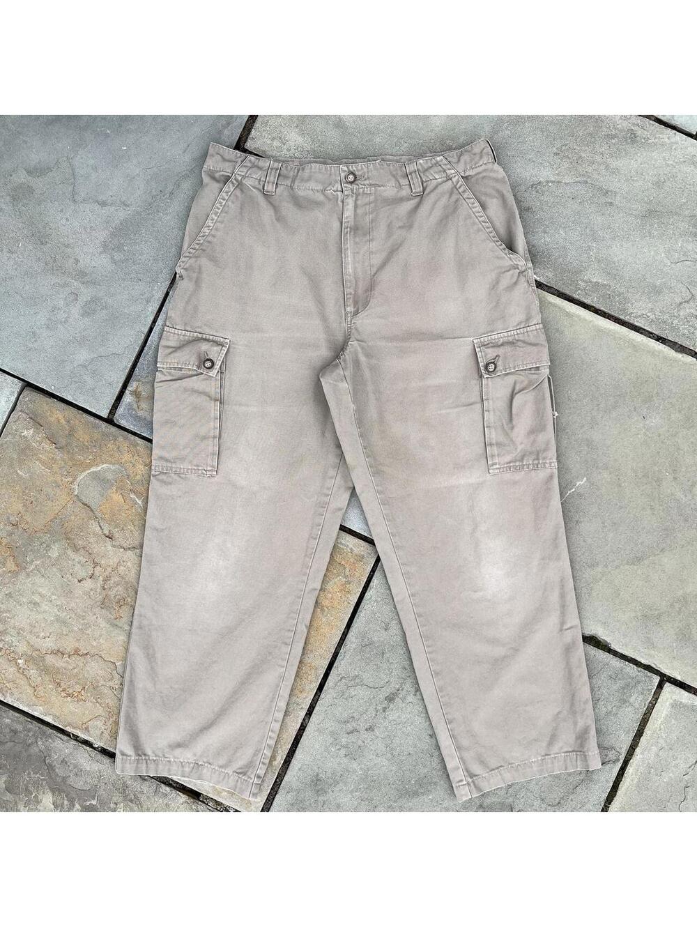 Neo-Vintage Y2K Canvas Cargo Pants